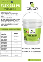CINCO FLEX-952 PU – High Performance PU Based Flexible S2 Tile Adhesive - Image 4